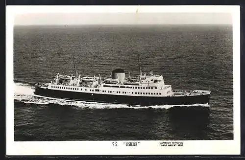 AK Passagierschiff SS Lisieux aus der Vogelschau