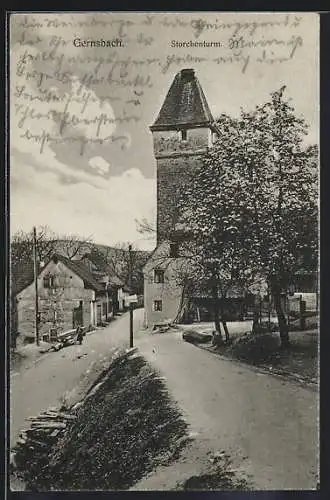 AK Gernsbach, Blick auf den Storchenturm