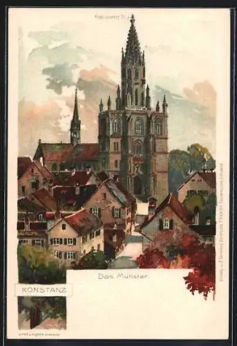 Lithographie Konstanz, Das Münster