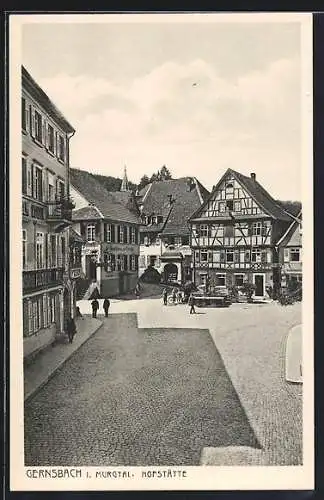 AK Gernsbach i. Murgtal, Gasthaus zur Traube an der Hofstätte