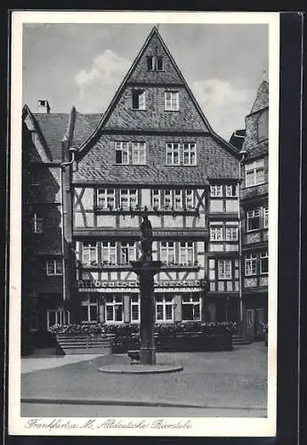 AK Frankfurt a. M., Gasthaus Altdeutsche Bierstube