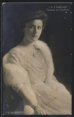 AK I. K. H. Grossherzogin Feodora von Sachsen-Weimar-Eisenach