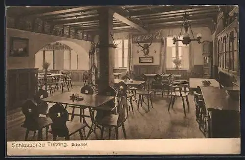 AK Tutzing, Schlossbräu, Gasthaus Bräustübl