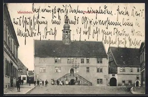 AK Wanzleben, Marktplatz