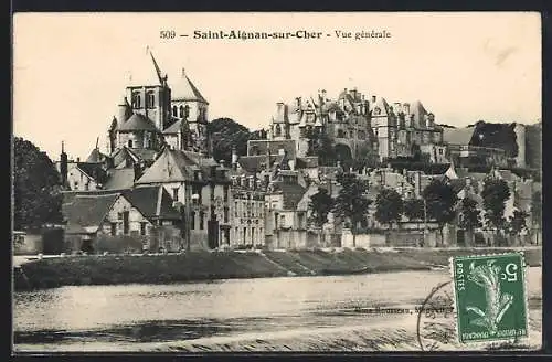 AK Saint-Aignan-sur-Cher, Vue générale