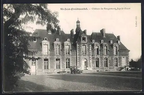 AK St-Jean-Froidmentel, Château de Rougemont, facade Ouest