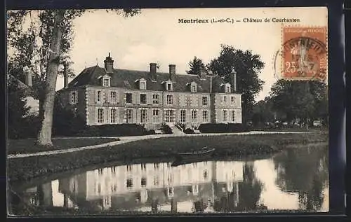 AK Montrieux, Château de Courbancon et son reflet dans l`eau