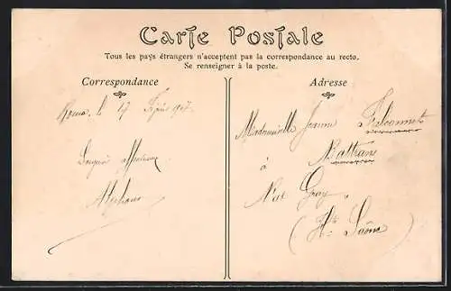 AK Velleins, Château de Saint-Hubert, Facade principale