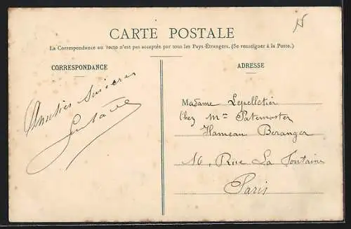 AK Monthou-sur-Cher, Château du Gué-Péan, facade