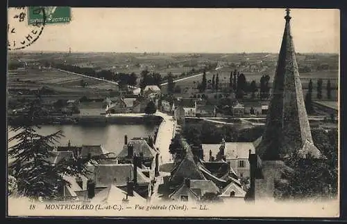 AK Montrichard, Vue générale vers le nord