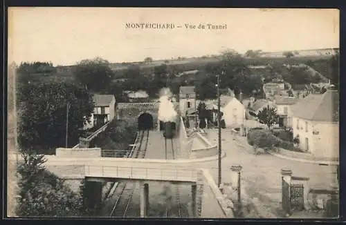 AK Montrichard, Vue du Tunnel