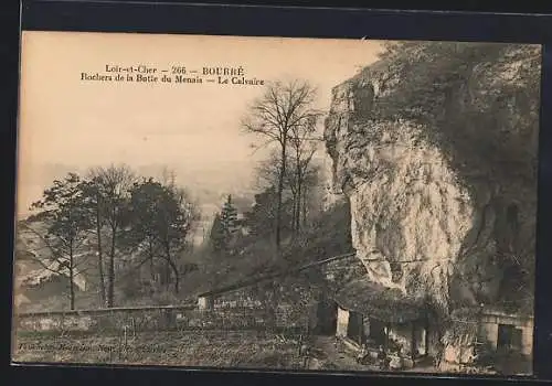 AK Bourré, Rochers de la Butte du Menais, Le Calvaire