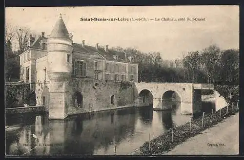 AK Saint-Denis-sur-Loire, Le Château, côté Sud-Ouest