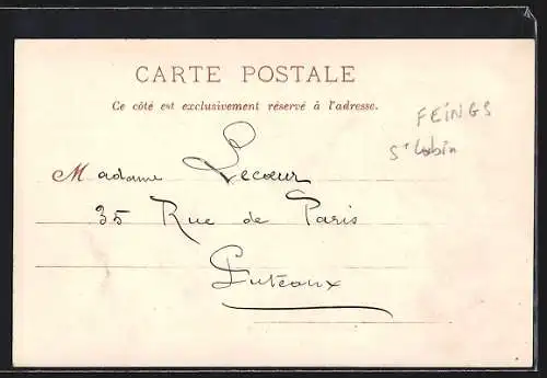 AK Carel, Le Château de Carel et la correspondance manuscrite