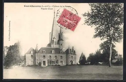 AK Cour-Cheverny, Château de la Fosse, Facade Ouest