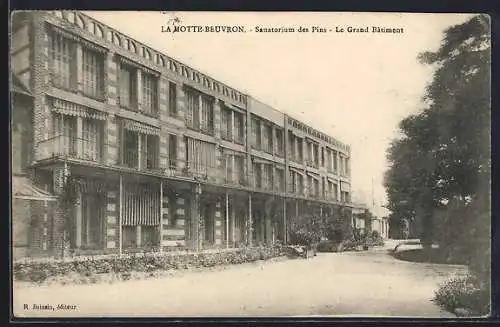 AK La Motte-Beuvron, Sanatorium des Pins, Le Grand Bâtiment