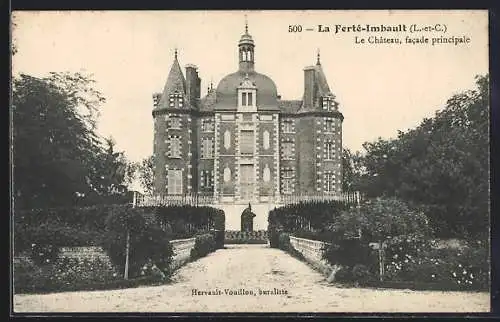 AK La Ferté-Imbault, Le Château, facade principale