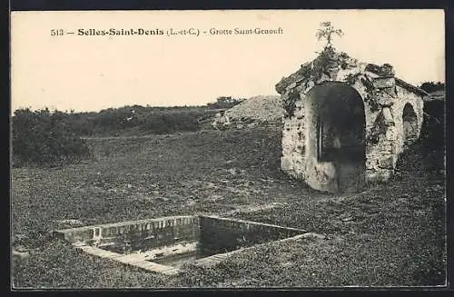 AK Selles-Saint-Denis, Grotte Saint-Genoult