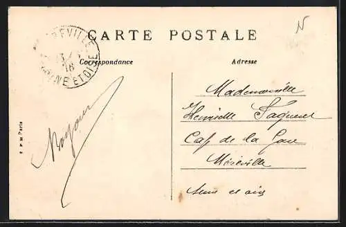 AK Salbris, Château de la Rère avec parc verdoyant