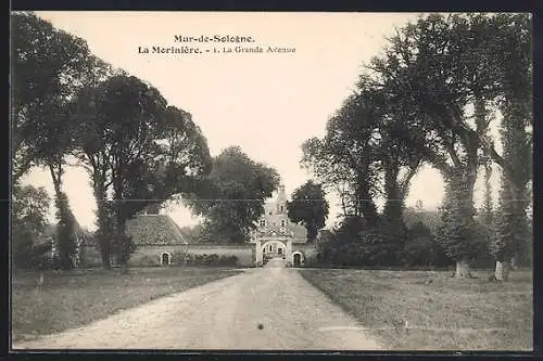 AK Mur-de-Sologne, La Morinière, La Grande Avenue