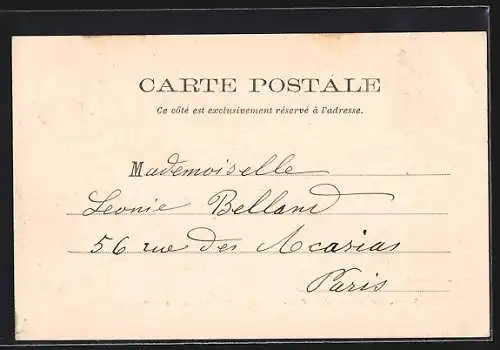 AK Thoré, Château de Rochambeau, côté sud et chapelle