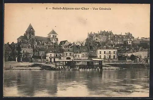 AK Saint-Aignan-sur-Cher, Vue Générale