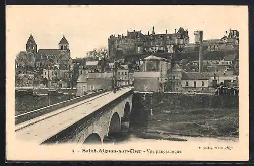 AK Saint-Aignan-sur-Cher, Vue panoramique