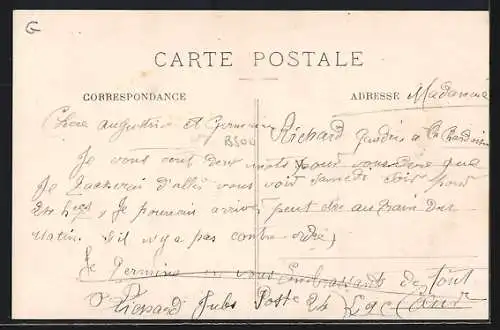 AK La Chaussée-St-Victor, Collage de vues locales fleuries