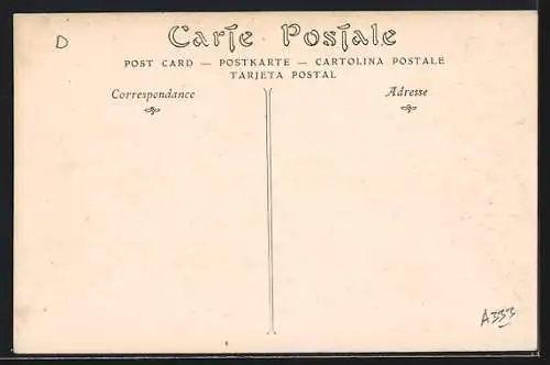 AK Saint-Lubin-en-Vergonnois, Vue sur l`église