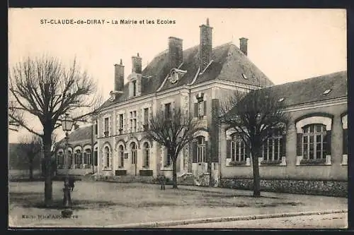 AK St-Claude-de-Diray, La Mairie et les Écoles