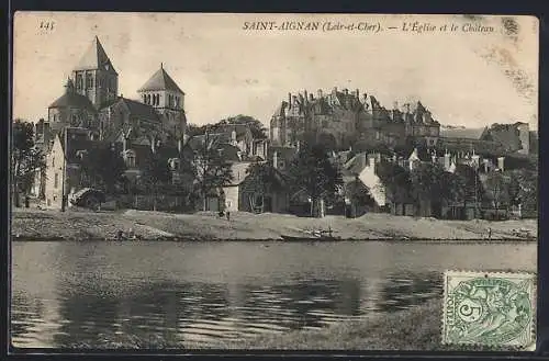 AK Saint-Aignan, L`Église et le Château