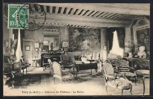 AK Talcy, Intérieur du Château, Le Salon