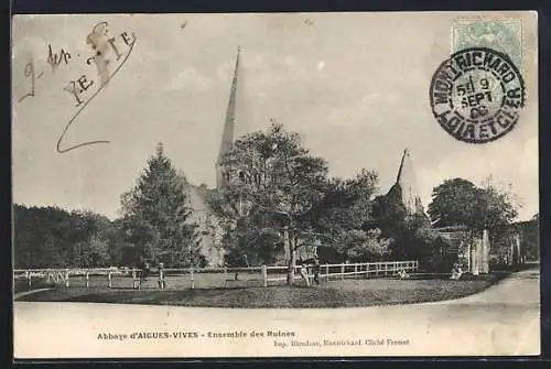 AK Aigues-Vives, Ensemble des Ruines de l`Abbaye