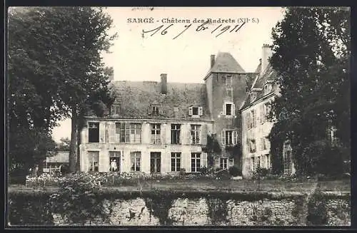 AK Sargé, Château des Radrets (XIIe S.)