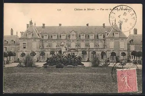 AK Ménars, Château de Ménars, Vue sur les communs d`honneur