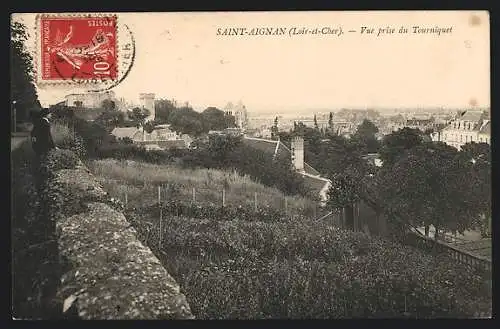 AK Saint-Aignan, Vue prise du Tourniquet