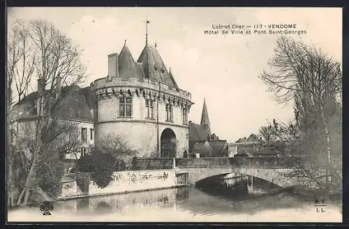 AK Vendôme, Hôtel de Ville et Pont Saint-Georges