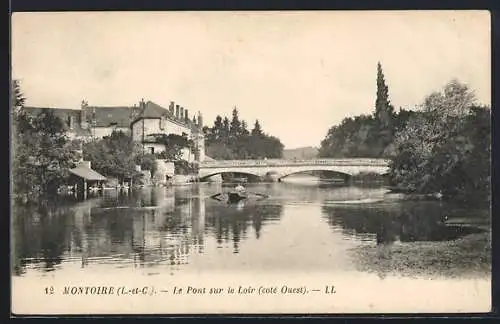 AK Montoire, Le Pont sur le Loir (côté Ouest)