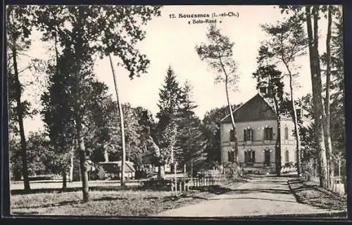 AK Souesmes, le Bois-Rosé et l`allée bordée d`arbres