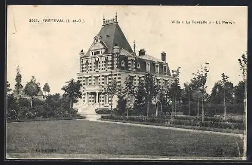 AK Fréteval, Villa « La Tourelle », Le Perron