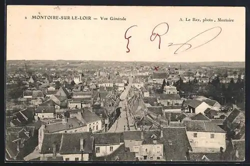 AK Montoire-sur-le-Loir, Vue Générale