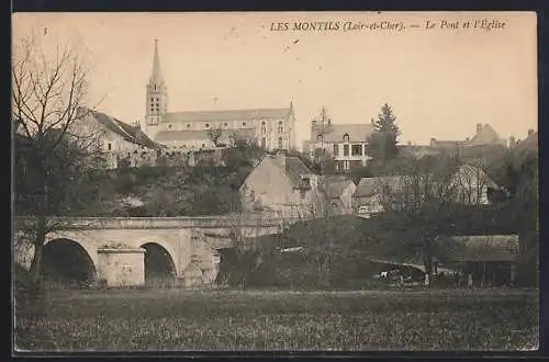 AK Les Montils, Le Pont et l`Église