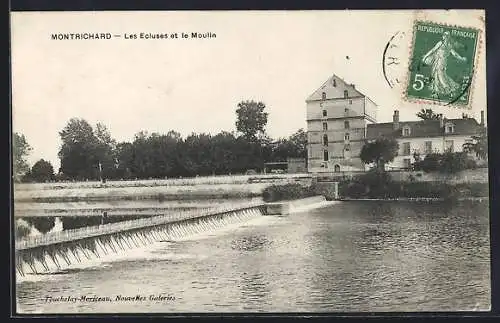 AK Montrichard, Les Écluses et le Moulin