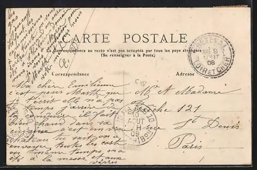 AK Fréteval, Vue générale prise de l`entrée des souterrains