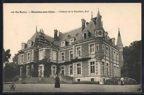 AK Ménetou-sur-Cher, Château de la Plaudière, Sud