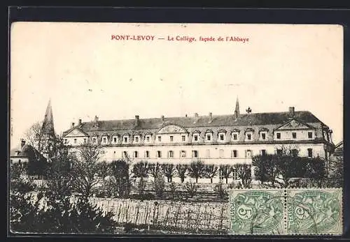 AK Pontlevoy, Le Collège, facade de l`Abbaye