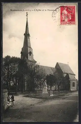 AK Souesmes, L`Église et le Monument