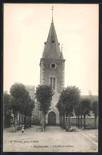 AK Ouchamps, L`Église et la Place