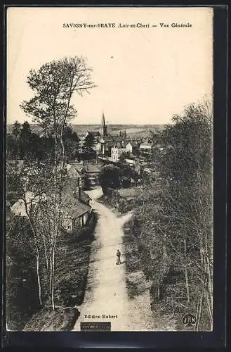 AK Savigny-sur-Braye, Vue générale