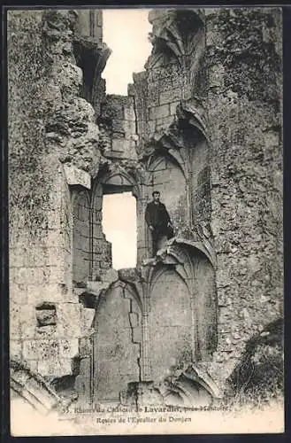 AK Lavardin, Ruines du Château et restes de l`escalier du Donjon